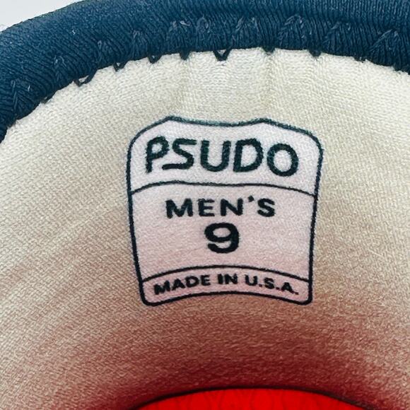 Psudo Men's Racer Sport Slip On Sneaker Shoes Black Made in USA Size 9 - Picture 12 of 12